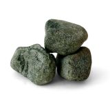 Камни для бани и сауны "Дунит" обвалованный 20кг