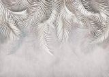 3D Фотообои «Роскошные пальмовые ветви»  на флиз.осн. (420 см*300см) (Песок)