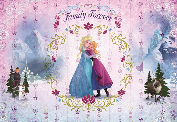 Фотообои Komar 8-479 "Frozen Family Forever" 3,68*2,54 м
