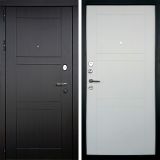 Двери металлические 2050х960х102 ДК ТЕПЛО-МАКС (правая) МДФ венге/Белое дерево, 3 упл, 2 замка