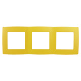 Рамка на 3 поста желтый ЭРА, 12-5003-21