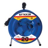 Удлинитель на катушке с/з 4-местный Stekker, PRF02-31-20, 20м, 3*1,5