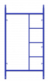 Рама с лестницей 2х1м