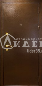 Двери металлические 2050х960х60х1,5мм КОНРОД 9 (правая) металл/металл,2 замка,медный антик/зашит.лак