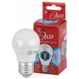 Лампа светодиодная LED smd Р45-8W-840-Е27 ECO Эра (10)
