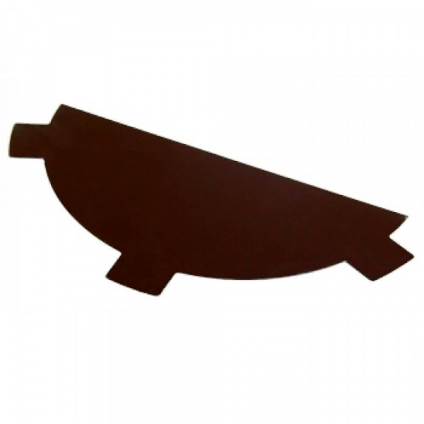 Заглушка торц. для конька п/кругл.0,5 2000мм п/э RAL 8017 шоколадно-коричневый