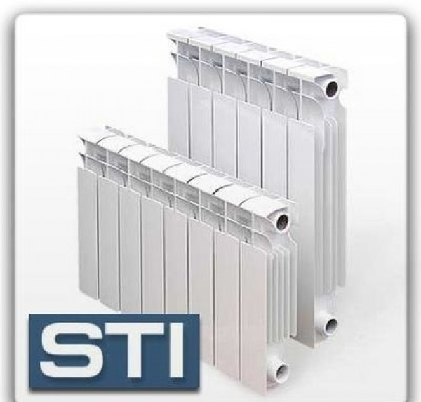 Радиатор алюминиевый STI 350/80 10 секций  105Вт