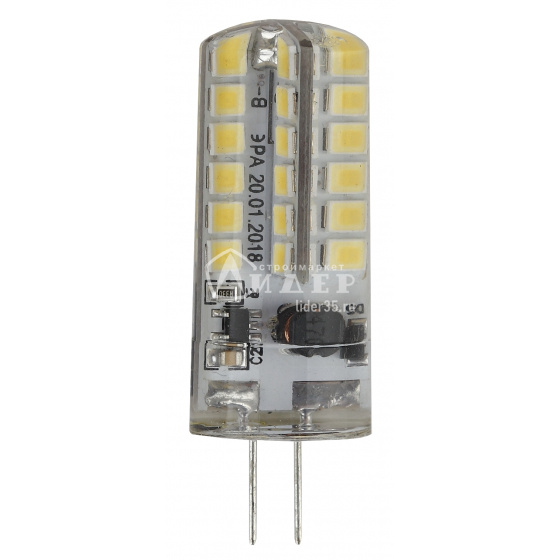 Лампа светодиодная LED smd JC-3,5w-840-12V G4 Эра 