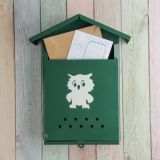 Ящик почтовый “Домик” с замком К (зелёный)
