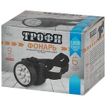 Фонарь Трофи Акку налобный 4V0.9Ah,9хLED, 3У 220V TG9