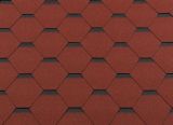 Гибкая черепица Roofshield Премиум Стандарт Красный с оттенением Р-S-9 (3м2) /36/ ПОД ЗАКАЗ