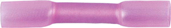 Гильза соединительная изолированная термоусаживаемая сечение 0,5-1,5мм2, 19A, розовый Ферон
