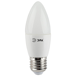 Лампа светодиодная LED В35-7w-827-Е27 Эра