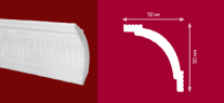 Плинтус потолочный U 50/50 М 2м (84)