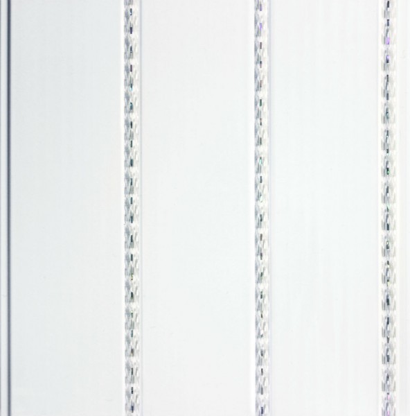 Панель ПВХ 0,240*3 метра 3 полосы Кантри хром/10 ОП