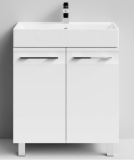 Тумба с умывальником VOD-OK МАЛЬТА белая 70