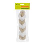 Мочалка для бани косичка 22х5см(42х5см с ручками) 
