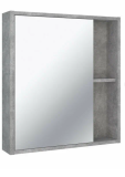 Зеркало-шкаф  "Эко 60" серый бетон RUNO