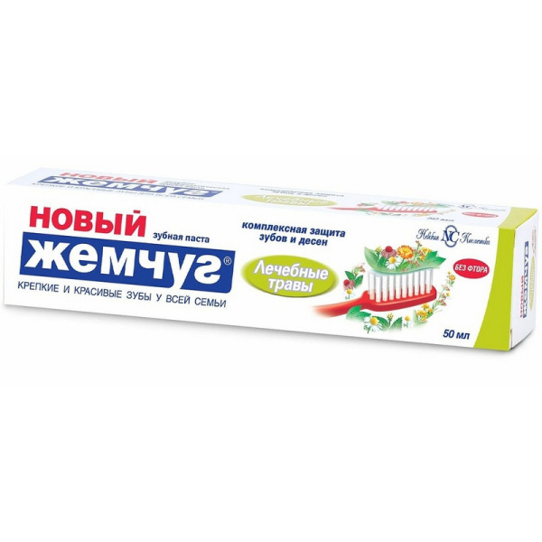 Зубная паста НОВЫЙ ЖЕМЧУГ 50мл в ассортименте