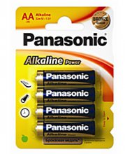 Батарейка щелочная Panasonic LR6 (AA) Alkaline 1.5В бл/4