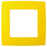 Рамка на 1 пост желтый ЭРА, 12-5001-21
