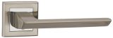 Ручка дверная "PUNTO" BLADE QR SN/CP-3  (матовый никель/ хром)