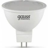 Лампа светодиодная LED Gauss Elementary 7вт 230в GU5.3 дневной 