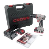 Шуруповерт акк. CROWN CT21091HX-2 BMC BL, (20В, 55Нм, 2*2Ач)