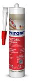 Затирка-герметик PlitoSil Premium, черный, 310мл /12/