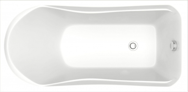 Ванна акриловая BAS БРИЗ 1500х750 210л в комплекте с каркасом  и экраном