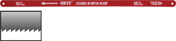 Полотно ножовочное по металлу 300мм в блистере, (Bi-Metal) красные (18Т), 2 шт  FIT