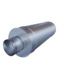 Шумоглушитель, серия MDG, для круглых воздуховодов, L600, D250, оцинкованная сталь