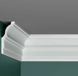 Плинтус потолочный KINDECOR N-110, 100×40×2000 мм для натяжных потолков (42) 
