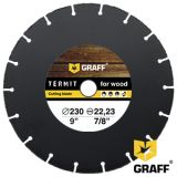 Отрезной диск по дереву Termit 230 мм для УШМ GRAFF