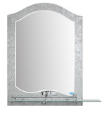 Зеркало F691 с полкой 70x50 см серое FRAP