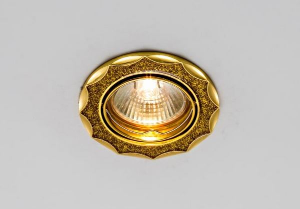 Светильник потолочный CAST 66 Shinne Gold алюминиевое литье, золото, поворотный, MR16