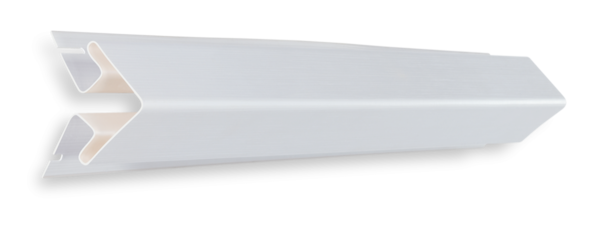Наружный угол белый 3,05м Ю-пласт узкий 50 мм (10)