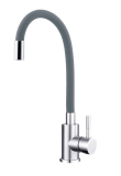 Смеситель для кухни TSARSBERG TSB-114-G005 гибкий излив Серый