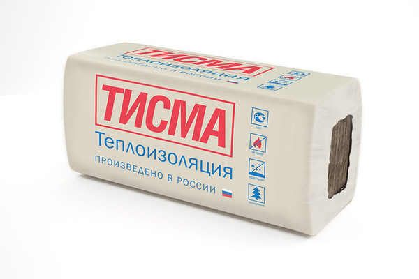 Теплоизоляция Knauf ТИСМА TS 038 (1300*600*50)*16  12,48м2 / 0,624м3  /40/