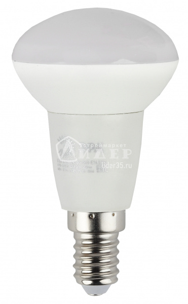 Лампа светодиодная LED smd R50-6w-840-Е14 Эра ЭКО(10)