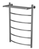 Полотенцесушитель MIXLINE CAPELLA  80х50 (1/2'' ВР, 5 перекладин+полка) водяной