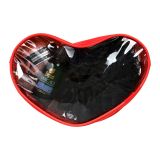 Подарочный набор "Горячее сердце" 4 предмета ( мыло, бурлящий шар, мочалка, масло) Банные штучки