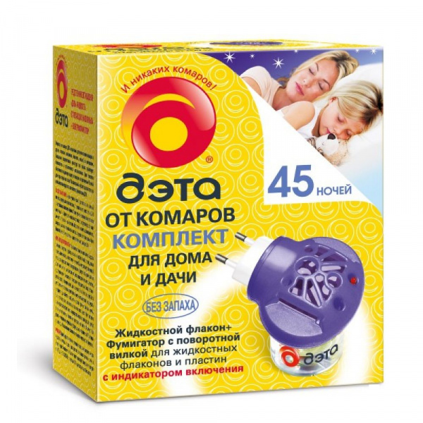 Фумигатор+наполнитель ДЭТА 45ночей 
