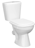 Унитаз-компакт ЛАГО МС Б-1 косой выпуск, 1-режим, сиденье полипропилен, белый, CDB00028974, Керамин