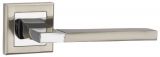 Ручка дверная "PUNTO" ТECH QL SN/CP-3 (матовый никель/ хром)
