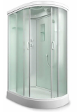 Кабина душевая  без г/м  MR3512PR - C3RUS MIRWELL 120*80*215 высокий поддон матовое стекло(3)