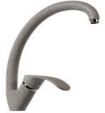 Смеситель для кухни 35к MIXLINE ML-GS02 (310) серый высок. излив