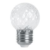 Лампа-строб, (1W) 230V E27 2700K G45 прозрачая, LB-377 Р