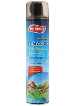 Аэрозоль 600 DR. KLAUS от мух, ос