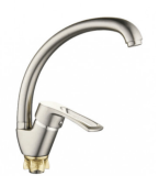 Смеситель для кухни боковой на гайке сатин YUB4-A181KH